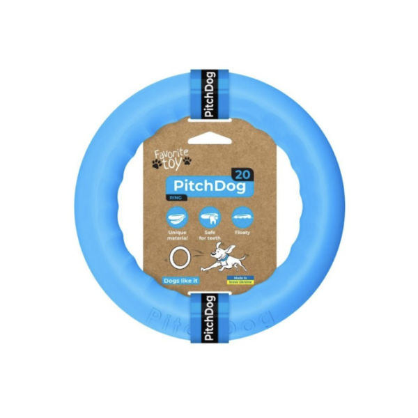 PitchDog PIERŚCIEŃ APORT 20cm NIEBIESKI